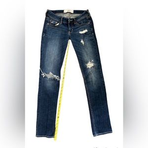 Hollister Skinny Distressed Lowrise Jeans